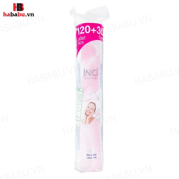 Bông tẩy trang Inci Cotton Pads 150 miếng chính hãng