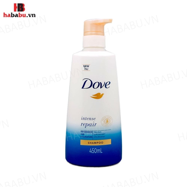 Dầu gội phục hồi tóc Dove Intense Repair Shampoo 450ml chính hãng