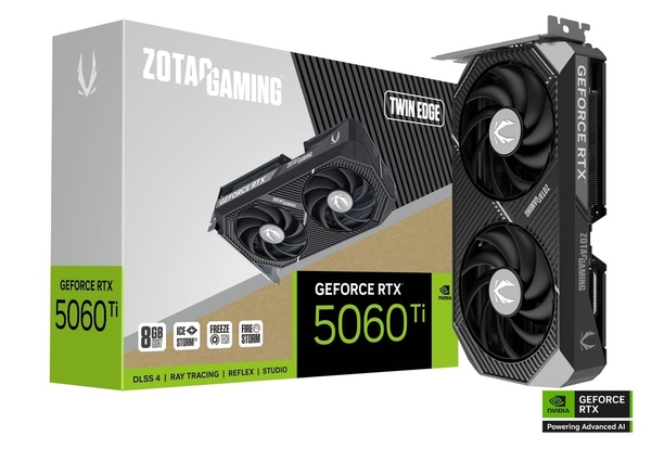 Card màn hình ZOTAC GAMING GeForce RTX 5060 Ti 8GB Twin Edge