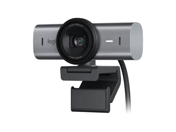 Webcam Logitech MX Brio 4K Ultra HD - màu xám