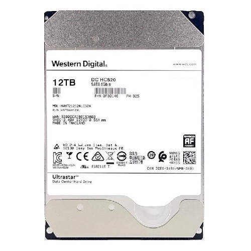 Ổ cứng WD Enterprise Ultrastar DC HC520 12TB 7200 RPM 256MB HUH721212ALE604