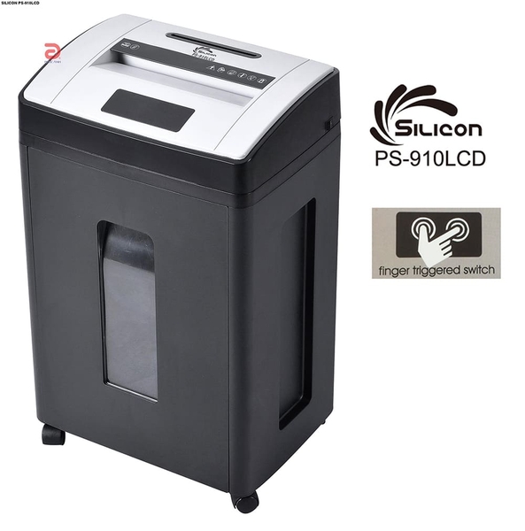 Máy hủy tài liệu Silicon PS-910LCD (Hủy vụn/ 10 Tờ/lần/ A4/A5)