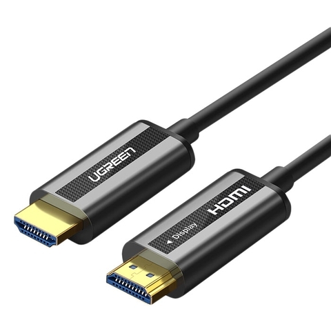 Cáp HDMI 2.0 sợi quang 80m Ugreen 50221 hỗ trợ 4K/60Hz cao cấp