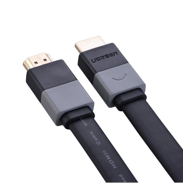 Cáp HDMI dẹt vỏ nhựa 1M trợ 3D 4K Ugreen 30108 Chính hãng