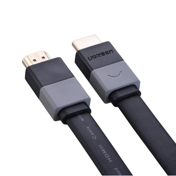 Cáp HDMI dài 10M dây dẹt lõi đồng hỗ trợ Ethernet 3D 4K cao cấp Ugreen 30114