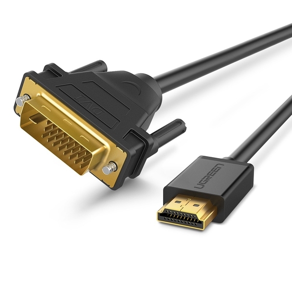 Cáp chuyển đổi HDMI to DVI 24+1 Ugreen 30116 dài 1m