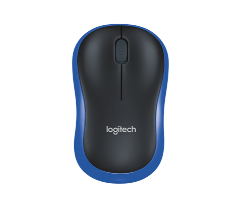 Chuột quang không dây Logitech M185 - Xanh