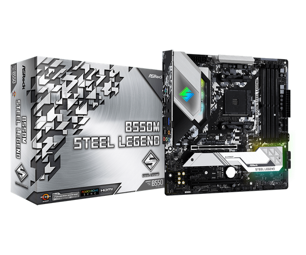 Mainboard ASROCK B550M Steel Legend