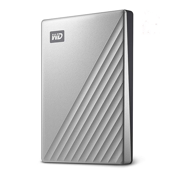 Ổ cứng di động Western MyPassport Ultra 4Tb Type-C - Bạc