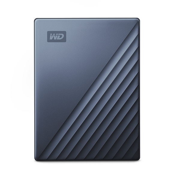 Ổ cứng di động Western 2Tb My Passport Silicon Grey (Type-C và USB3.2/ Xám)