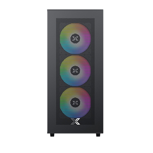 Vỏ máy tính Xigmatek LUX E 3FX (EN47802) kèm 3 Fan màu đen