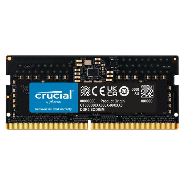 Ram laptop Crucial 8GB DDR5 bus 5200Mhz CL40 (CT8G52C42S5)