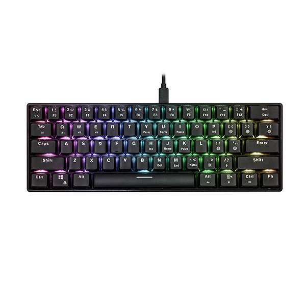 Bàn phím Gaming không dây E-Dra EK361W v2 Red Switch Black