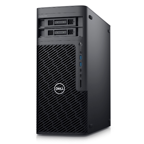 Máy trạm Dell Precision 5860 Tower | Intel Xeon W3-2425 | RAM 16GB | 512 SSD + 2TB HDD SATA | NVIDIA T400 4GB GDDR6 | K & M | DVDRW | Win 11 Pro | 3Yrs