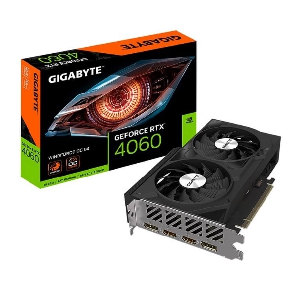 Card đồ họa Gigabyte RTX 4060 WINDFORCE OC 8G