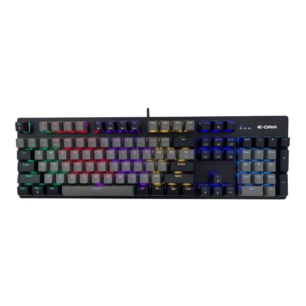 Bàn phím cơ E-Dra EK3104L - Beta (Black + Dark Gray) Brown Switch