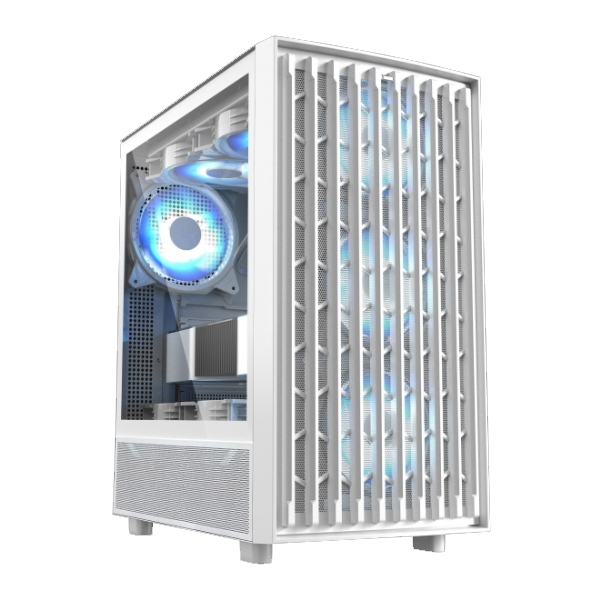 Vỏ máy tính Sama TruongSa (ATX - 3 Fan ARGB, màu trắng)