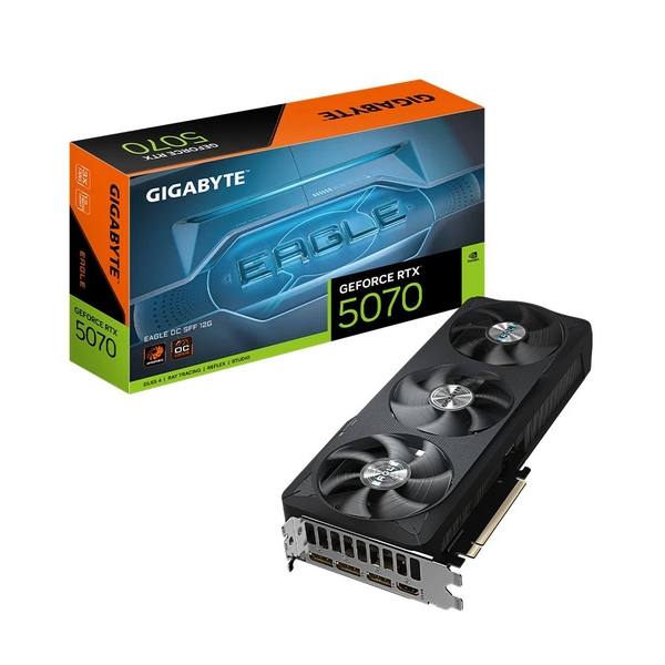 Card đồ họa Gigabyte GeForce RTX 5070 EAGLE OC ICE SFF 12G (GDDR7/ 192 bit)