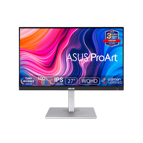 Màn hình Asus ProArt PA278CV (27inch/WQHD/IPS/75Hz/5ms/350nits/HDMI+DP+USBC+Audio)