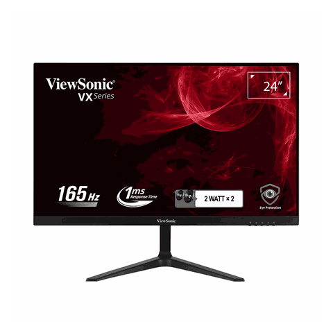 Màn hình Viewsonic VX2418-P-MHD ( 23.8 inch/FHD/VA/ AMD FreeSync™ Premium/165Hz/1ms/250nits/loa kép/DP )