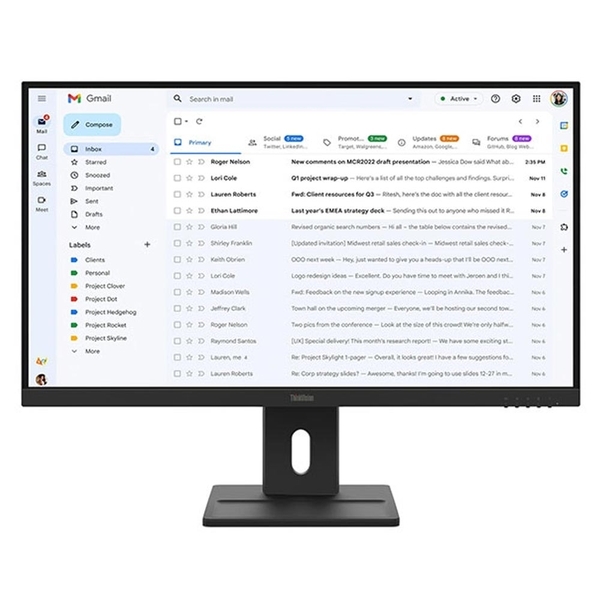 Màn hình Lenovo Think Vision E27-40 64BCMAR4VN (27Inch/ Full HD/ 4ms/ 100HZ/ 300cd/m2/ IPS/ Loa)