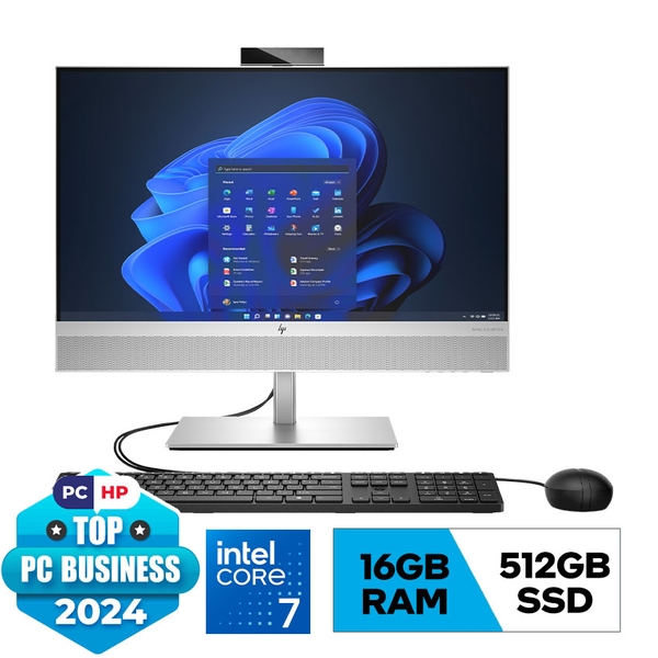 PC HP EliteOne 840 G9 AIO (8W2Z5PA) ( i7-13700/16G/512GSSD/23.8FHD/FP/Wlax/BT/WL_KB &M/W11SL/3Yonsite/BẠC)