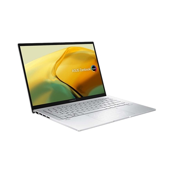 Laptop Asus Zenbook 14 OLED UX3402VA-KM203W (Core i5 1340P/ 16GB/ 512GB SSD/ Intel Iris Xe Graphics/ 14.0inch WUXGA+/ Windows 11 Home/ Silver/ Vỏ nhôm/ Túi Sleeve, USDB-A to RJ45)