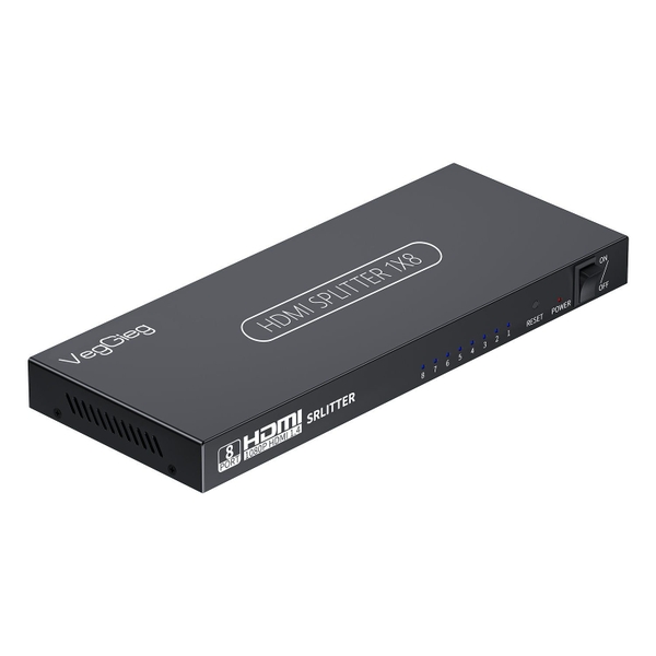 Bộ chia HDMI VEGGIEG VHD08 | Chia ra 8 cổng
