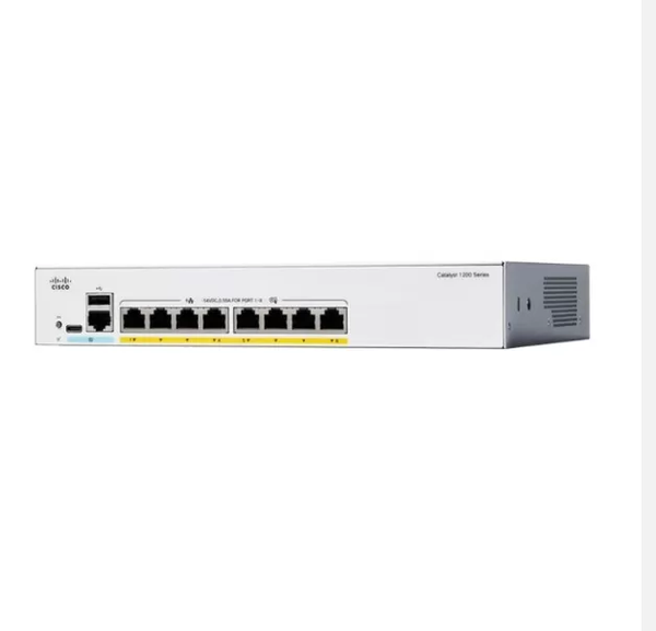 C1200-8P-E-2G Switch Cisco 1200 8x 1G PoE+ 67W, 2x 1G copper/SFP
