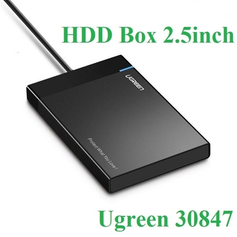 HDD Box USB 3.0 2,5 inch Chính hãng Ugreen 30847