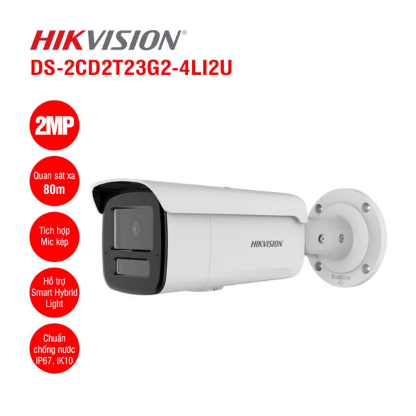 Camera IP 2MP Hikvision DS-2CD2T23G2-4LI2U