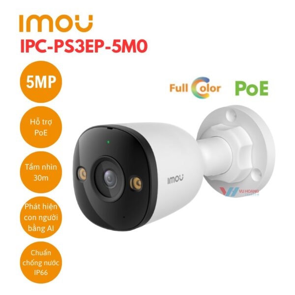 Camera IP PoE 5MP IMOU IPC-PS3EP-5M0