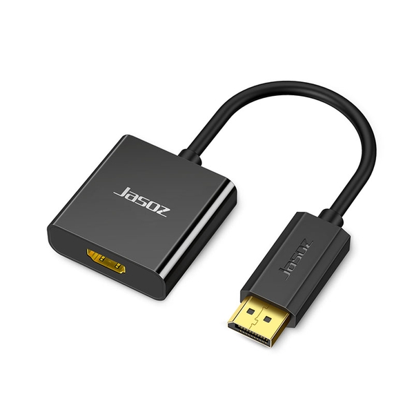 Cáp chuyển Displayport sang HDMI hỗ trợ Full HD dài 20cm JASOZ G105
