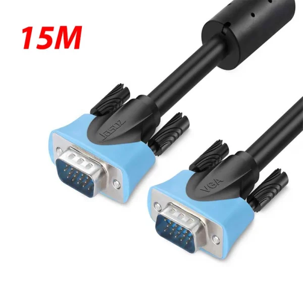 Cáp VGA 15M Mạ Vàng Chống Nhiễu Hỗ Trợ Full HD Jasoz T-C108