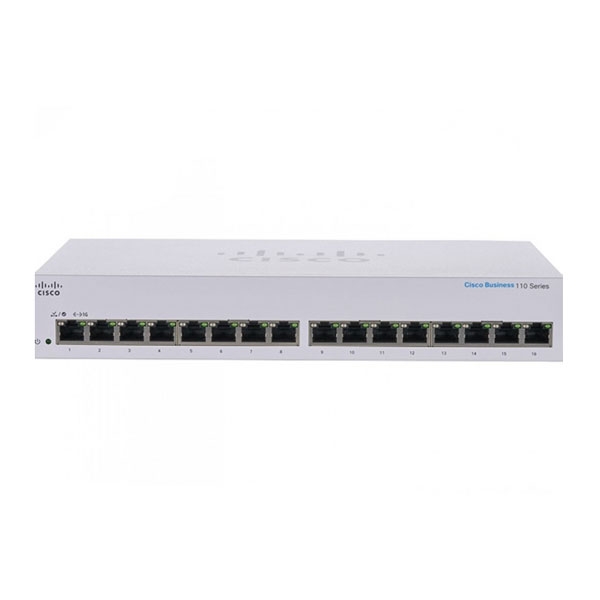 Bộ chia mạng Swtich CISCO CBS110 Unmanaged 16-port GE CBS110-16T-EU