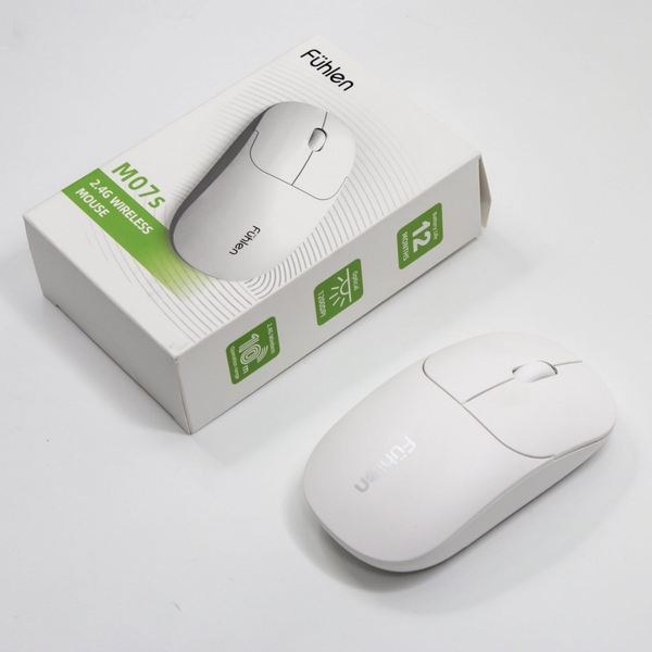 Chuột không dây Fuhlen M07S White (Wireless 2.4Ghz)