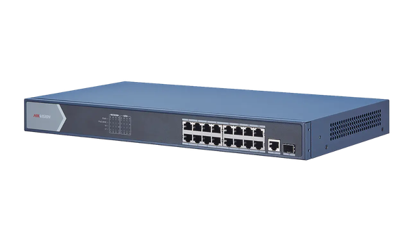 Switch PoE 18 cổng (1 cổng Uplink + 1 cổng SFP) HIKVISION DS-3E0518P-E