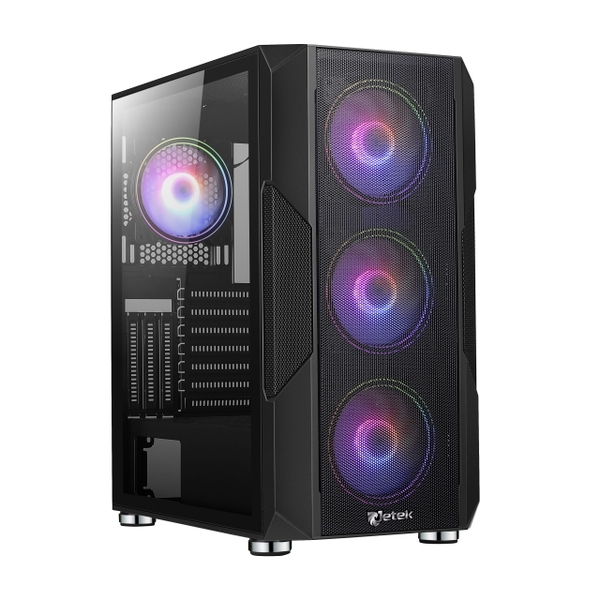 Vỏ Case Jetek SQUID Z4 (E-ATX Tower/Màu Đen)