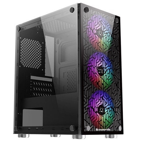 Vỏ case Xigmatek NYX 3F ( MATX/ 3 fan RGB)