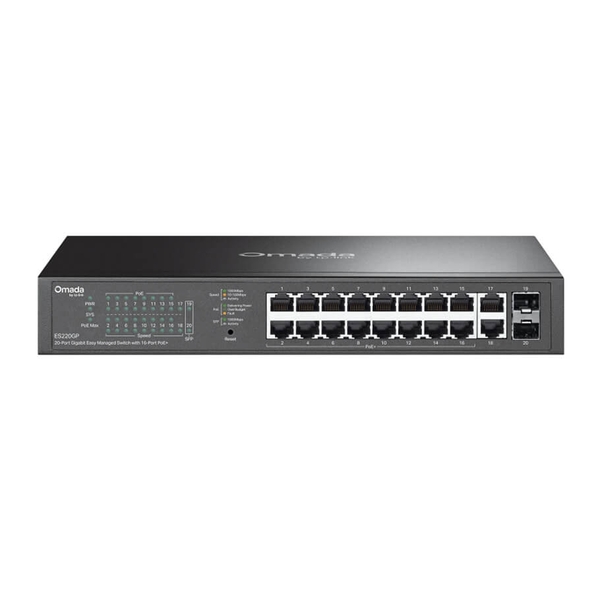 16-Port GE PoE+ Managed Switch TP-Link ES220GP