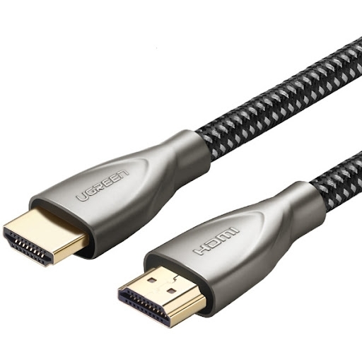 Cáp HDMI 2.0 4K Dài 1M Carbon Ugreen 50106 Mạ Vàng Cao Cấp (60Hz)