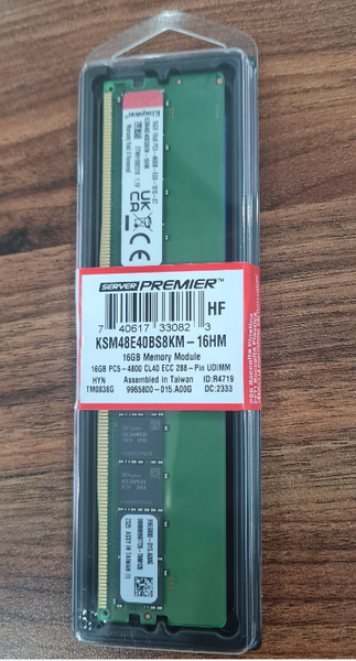 Ram server Kingston 16GB DDR5 4800MHz ECC KSM48E40BS8KM-16HM