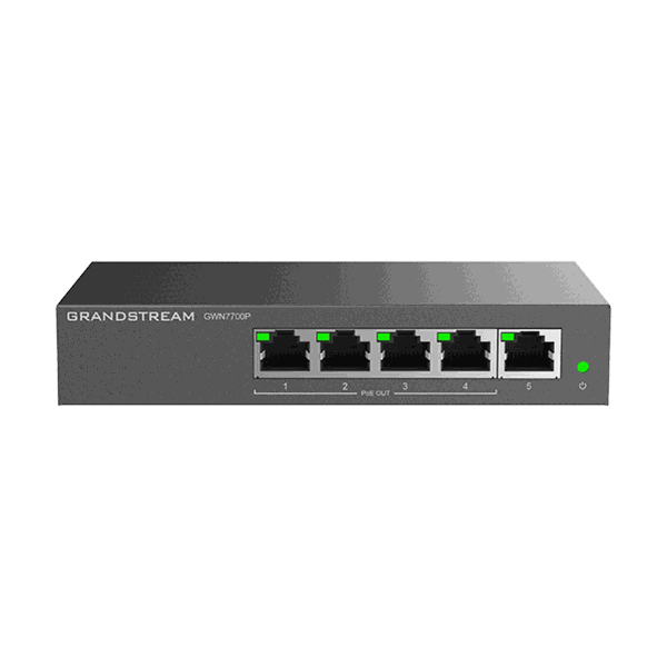 Switch 5 Cổng PoE Gigabit Grandstream GWN7700P