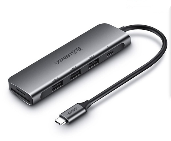 Thiết bị mở rộng USB type-C to Hub USB 3.0/ SD/TF/PD Ugreen 50598