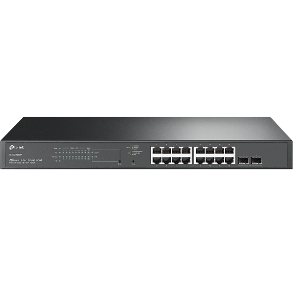 Switch thông minh JetStream 18 cổng Gigabit với 16 cổng PoE+TP-Link TL-SG2218P