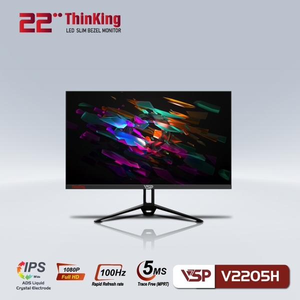 Màn hình VSP IPS 22inch V2205H - Đen