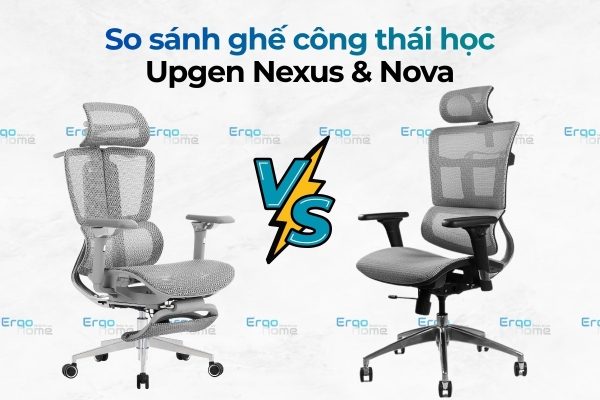 So Sánh Ghế Công Thái Học Upgen Nexus và Nova