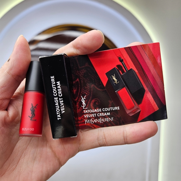 Son Mini YSL Tattouage Couture Velvet Cream Màu 201