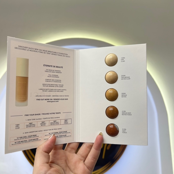 Sample kem nền Gucci