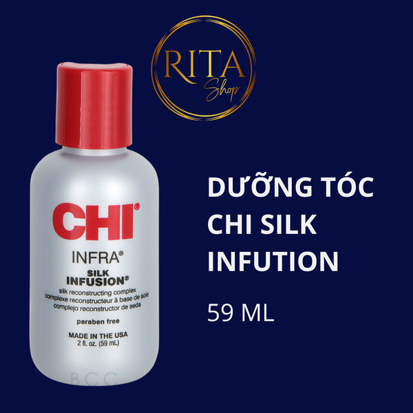 Tinh Chất Dưỡng Tóc CHI INFRA Silk Infusion 59ML